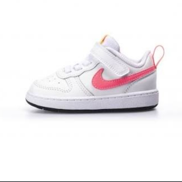 Nike Kids White Court Sneakers - Picture 5 of 12